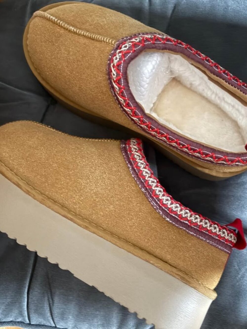 Women's Platform Slippers Boots Warm Winter size 8.5-9